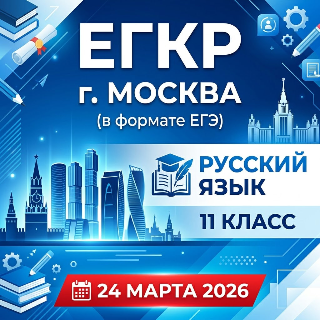 ЕГКР русский язык 24 марта 2026 (77 регион - г. Москва) ответы
